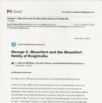 A Window on the Past, November 14, 2025