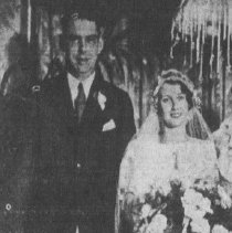 Carl E. Graffam with his wife, Velma Jacobs
