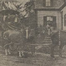 C.E. Libby's Nonesuch barge on Highland Avenue