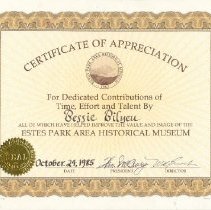 Certificate, Achievement