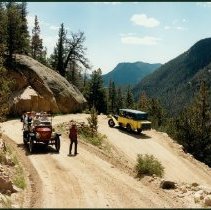 Up Fall River Road in Stanley Steamers: A 1989 re-creation of the orginial tours of the early 20th century
