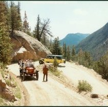 Up Fall River Road in Stanley Steamers: A 1989 re-creation of the orginial tours of the early 20th century