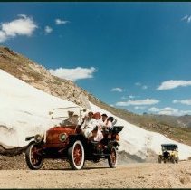 Up Fall River Road in Stanley Steamers: A 1989 re-creation of the orginial tours of the early 20th century