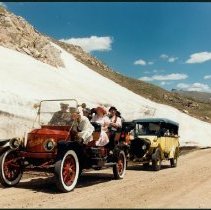 Up Fall River Road in Stanley Steamers: A 1989 re-creation of the orginial tours of the early 20th century