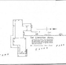 June 1926 Map Lewiston Hotel