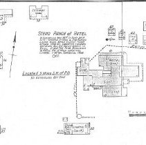 June 1926 Map Stead Ranch And Hotel
