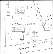 June 1926 Map T F Schwartz Lumber