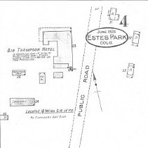 June 1926 Map Big Thompson Hotel