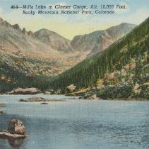 464 - Mills Lake in Glacier Gorge, Alt. 10,000 Feet, Rocky Mountain National Park, Colorado