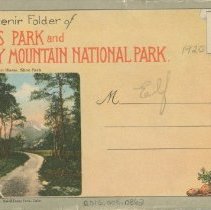 Souvenir Folder of Estes Park and Rocky Mountain National Park