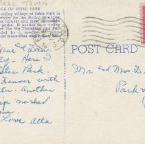 400 - Village of Estes Park, Rocky Mountain National Park, Colorado. One of