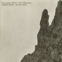 Key Hole from the Trough, Longs Peak, Estes Park