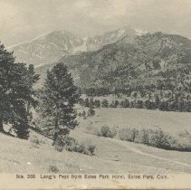No. 265 Longs Peak from Estes Park Hotel, Estes Park, Colo.