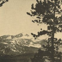 Long's (sic) Peak from High Drive, Estes Park