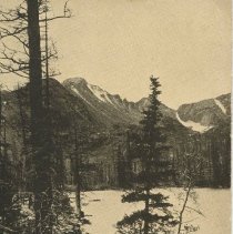 Long's (sic) Peak from Bear Lake, Estes Park