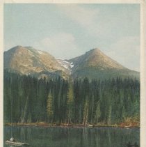 71802 Stone's Peak from Fern Lake, Rocky Mtn. Nat'l Park, Col.