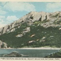 Lily Lake and Twin Sisters Mountains. Rocky Mountain National Park, Colorado.