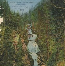 Fern Falls, Estes Park Colorado.  Rocky Mountain National Park 4045