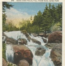 446 Horse Shoe Falls, Fall River Road, Estes Park. Rocky Mountain National Park, Colorado