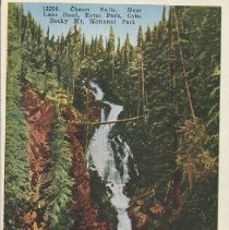15298 Chasm Falls. Near Lake Road, Estes Park, Colo. Rocky Mt. National Park