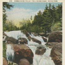 446 Horseshoe Falls, Fall River Road, Estes Park. Rocky Mountain National Park, Colorado