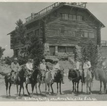 Riding Party at Mountainside Lodge