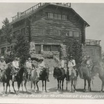 Sanborn R301 Riding Party at Mountainside Lodge, Estes Park, Colo.