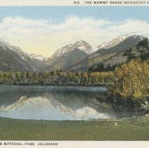 412 The Mummy Range Reflected in Sheep Lake Rocky Mountain National Park, Colorado