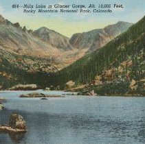 464 - Mills Lake in Glacier Gorge, Alt. 10,000 Feet, Rocky Mountain National Park, Colorado
