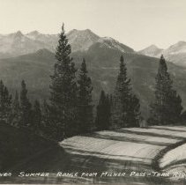 Sanborn R-887 Never Summer Range from Milner Pass - Trail Ridge Road
