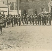 Orders to Move. Co. E. and M. In Street Parade Jul. 1917