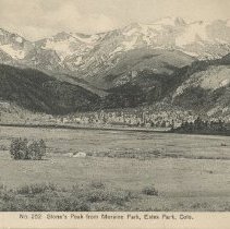 No. 262 Stone's Peak from Moraine Park, Estes Park, Colo.
