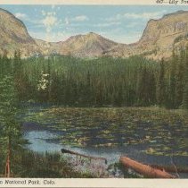 447-Lily Pond, Wild Basin. Rocky Mountain National Park, Colo.