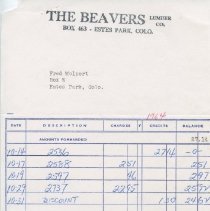 The Beavers Lumber Co.