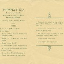 Prospect Inn, Estes Park, Colorado