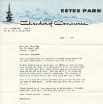 Letter to Jean from Clifford Johnson