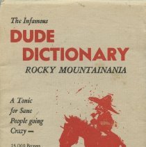 The Infamous Dude Dictionary: Rocky Mountainania