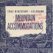 1952 Directory - Colorado / Mountain Accommodations