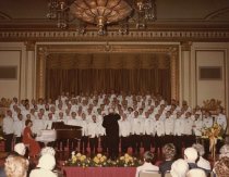 August Werner with Norwegian Male Chorus