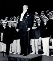 August Werner Singing with Norwegian Male Chorus