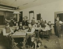 Ballard firefighters relaxing, 1916