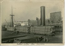 Cedar poles for export to Japan