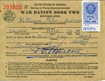 War Ration Book