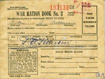 War Ration Book