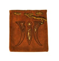 Leather Drawstring Bag