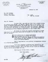 Letter from Irving L. McCathran to John Bergman