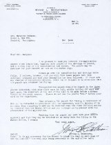 Letter from Irving L. McCathran to Margaret Bergman