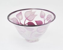 Studio Art Glass Bowl, Tulip Bowl #4007, Boda, Bertil Vallien