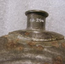 Civil War canteen of Wallace B. Cutting