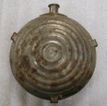 Civil War canteen of Wallace B. Cutting
